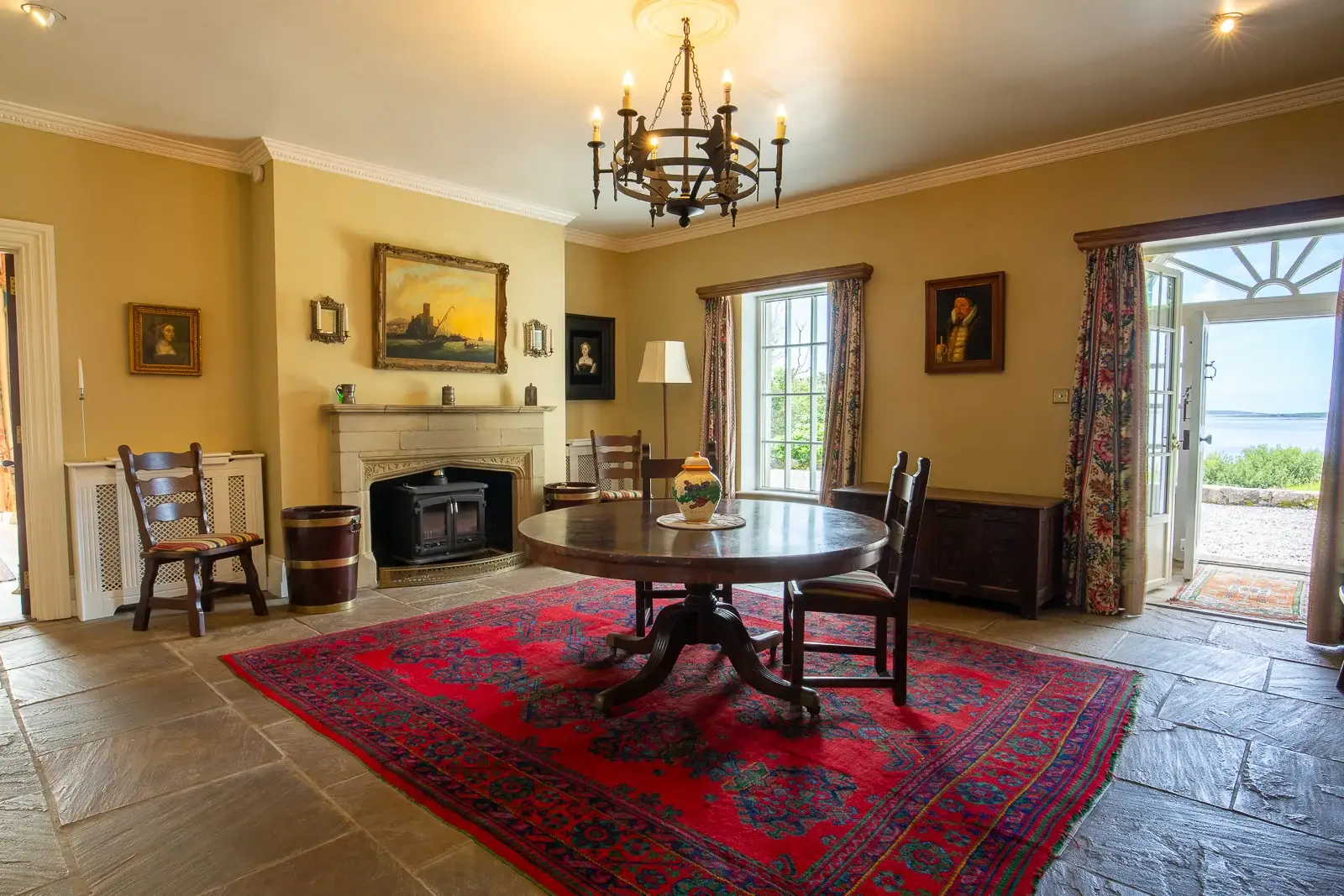 The entrance hall