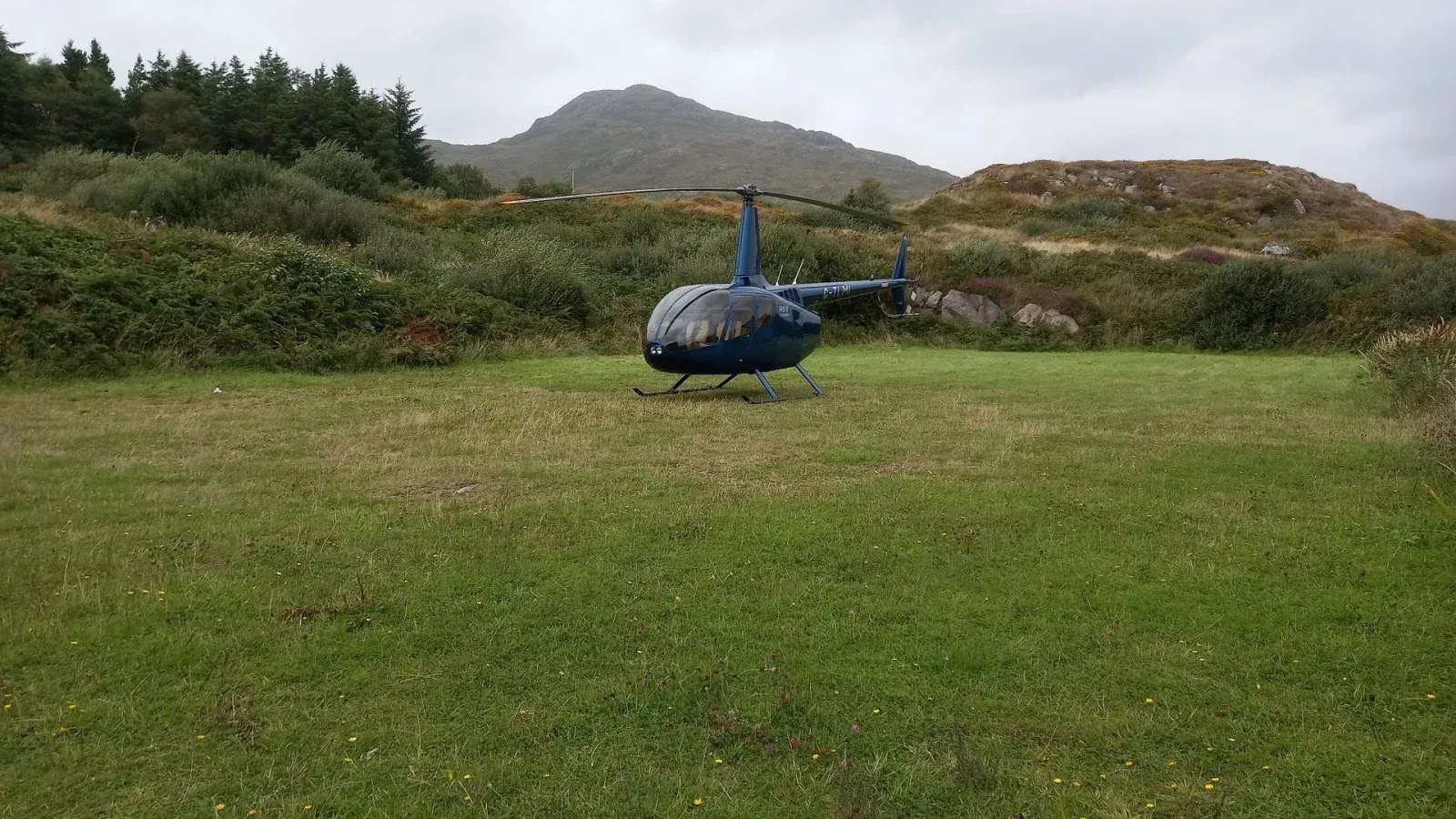 The helipad